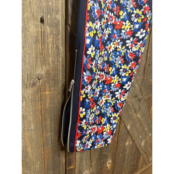 RARE Rag & Bone Women's Medium Floral Print Pants with Side Zips - Picture 2 of 7